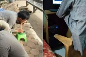 Tutorial mempersulit diri, 11 potret lucu posisi orang duduk ini nyeleneh pol