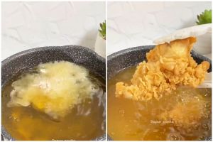 Tanpa tepung beras, ini trik bikin ayam krispi keriting dan renyah tahan lama pakai 1 alat sederhana