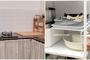 Biarpun minim dekorasi, 11 potret dapur mungil tanpa kitchen set ini estetik idaman ibu-ibu antiribet