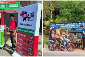 Hidup lagi panas-panasnya, 11 potret kocak penjual es di pinggir jalan ini bikin tertarik beli