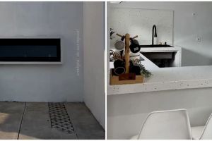 Dikira pakai marmer jutaan ternyata cuma cor-coran, 9 potret dapur makan terbuka ini bikin mupeng