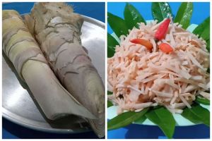 Tanpa garam atau gula, begini cara ampuh menghilangkan rasa pahit rebung pakai 1 jenis daun