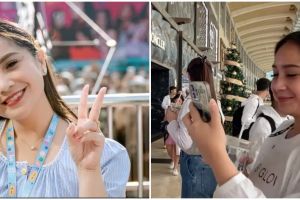 9 Momen Nagita Slavina tak malu teriak-teriak di mal mewah Singapura, tingkahnya disebut netizen norak