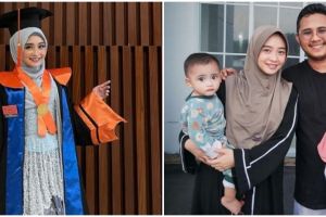 9 Momen bahagia Ega D'Academy wisuda S-1, semangat selesaikan kuliah meski jadi ibu dua anak