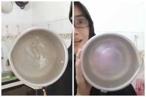 Tak perlu sitrun dan baking soda, begini trik bersihkan kerak kapur di panci cuma pakai 2 bahan dapur