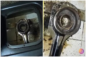 Tanpa sitrun atau sabun, begini cara bersihkan corong burner kompor yang hitam pakai 2 bahan dapur