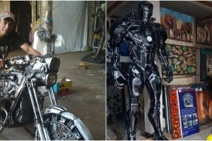 Drop out kuliah, pria ini rangkai motor bekas jadi robot Transformers laku hingga mancanegara