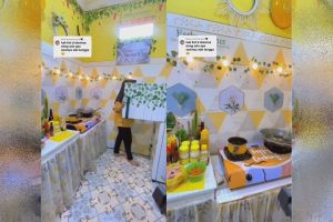 9 Potret dapur kontrakan tanpa kitchen set serba kuning ini bikin suasana nggak ngebosenin