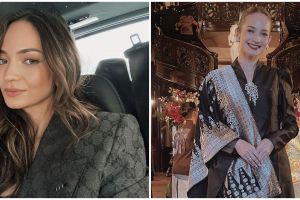 Jadi istri diplomat, 9 potret Enzy Storia kenakan seragam dharma wanita ini pesonanya bak ibu pejabat