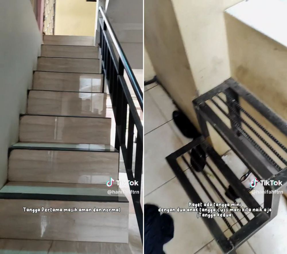 Desain kosan di Jakarta Selatan ini membingungkan bak lewati labirin, tiga lantai tapi ada lima tangga