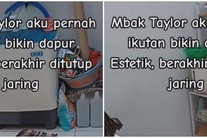 Niat ingin bikin dapur estetik malah berasa masak di lapangan, potretnya bikin netizen gagal paham