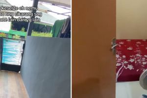 Desain rumah kontrakan ini tampak tak biasa, posisi dapurnya tuai perdebatan netizen