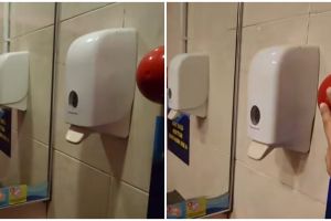 Momen wanita tunjukkan toilet tak biasa ini bikin bingung, malah jadi gagal kebelet