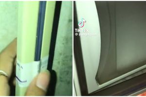 Cewek temukan barang nggak lazim disimpan adik di kulkas ini bikin nyengir kuda, kok kepikiran ya?