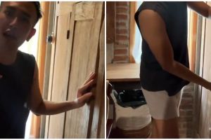 Auto merasa norak, cowok nggak tahu cara kunci pintu di hotel jadul ini bikin ketawa geli