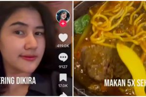 Tak mau bayar parkir & manfaatin pacar traktir makan sampai 5 kali sehari, TikToker ini disebut matre
