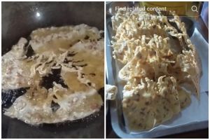 Bukan pakai api sedang, begini cara goreng rempeyek agar renyah, tak berminyak, dan tidak mudah lembek