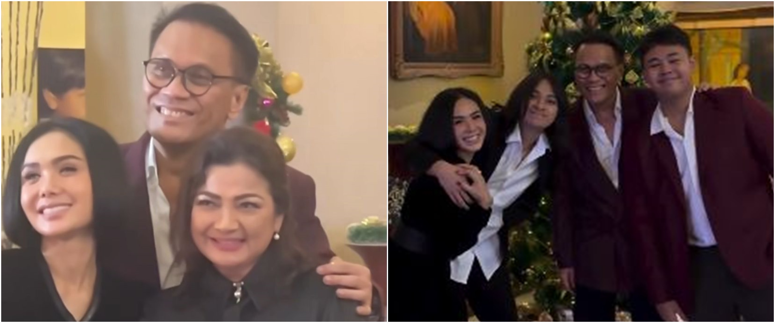Tetap akrab meski cerai, intip 11 momen keseruan Yuni Shara ikut perayaan Natal bareng mantan suami