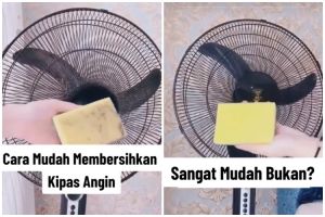 Cepat tanpa dibongkar, ini cara bersihkan debu di kipas angin hanya dalam 5 menit pakai 3 bahan dapur