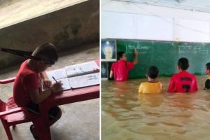 11 Potret kocak orang belajar di tempat nggak biasa ini bikin ngelus dada, emang bisa sefokus itu?