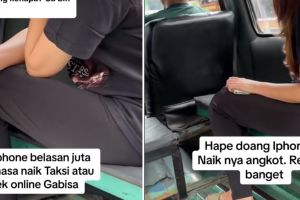 Pria ini rekam seorang wanita pengguna iPhone tapi naik angkot, komentar Ria Ricis bikin heboh