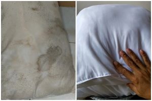 Pakai 1 bahan dapur, ini trik cuci bantal dekil penuh jamur agar kembali putih dan tetap empuk