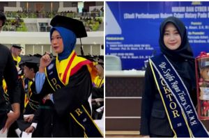 Viral wanita 25 tahun lulus S3 dan bergelar doktor, definisi belajar adalah hobi