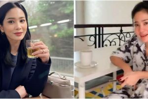 Gaya 9 seleb saat di rumah ini bukti artis juga manusia biasa, Dian Sastro tak gengsi pakai kaos belel