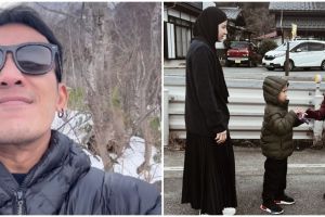 Nikmati liburan awal tahun bareng, ini 9 momen Desta dan Natasha Rizki ajak anak-anak wisata di Jepang