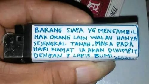 11 Potret kocak peringatan agar barang nggak dicuri ini bikin senyum lebar, nyeleneh abis