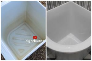 Pakai 1 bahan dapur, ini cara bersihkan kerak di bak mandi agar kinclong dalam 5 menit tanpa disikat
