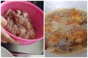Tanpa ditaburi tepung terigu, ini trik mudah menggoreng hati ayam agar minyaknya tidak meletup