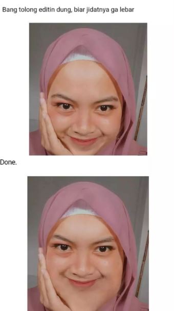 11 Potret kocak minta jasa edit foto ini hasilnya bener tapi salah, nyeleneh abis