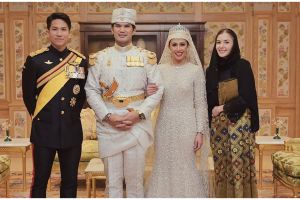 Jelang pernikahan Pangeran Mateen dan Anisha Rosnah, masyarakat Brunei wajib kibarkan bendera