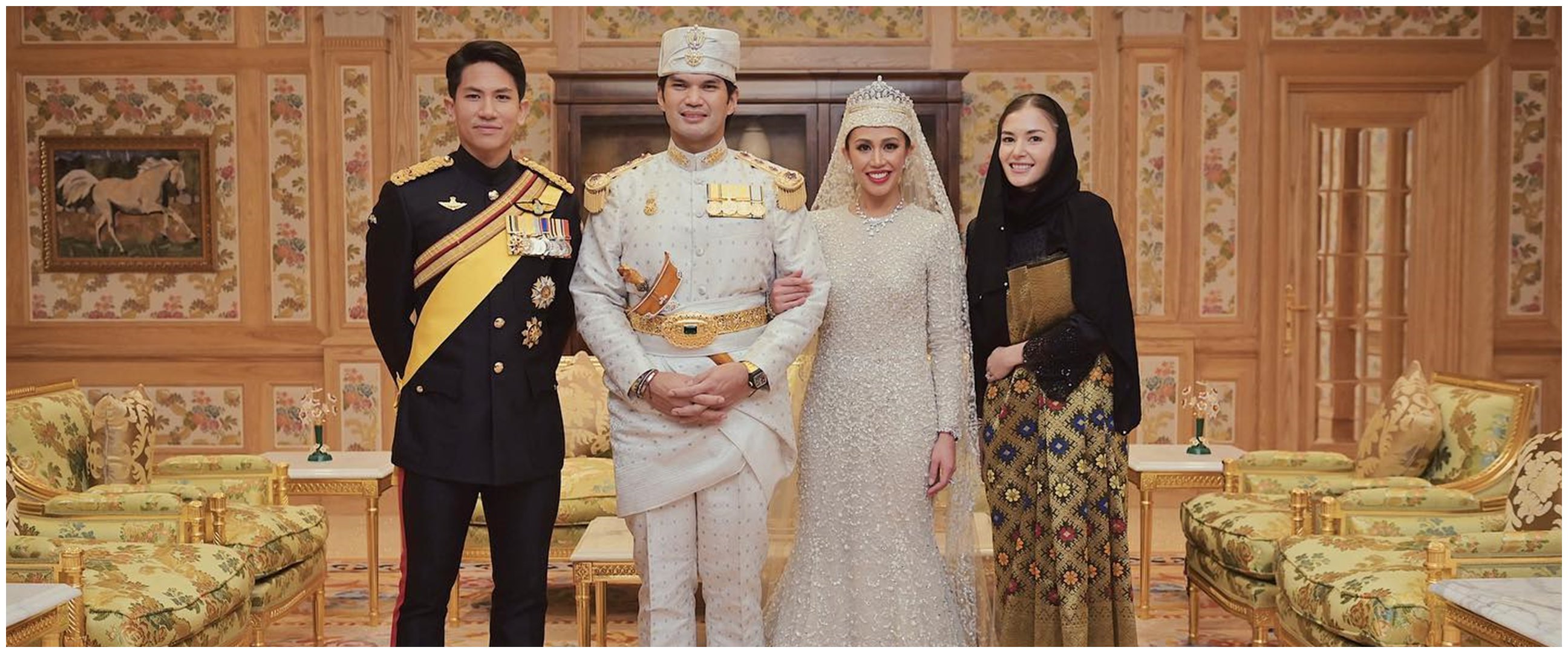 Jelang pernikahan Pangeran Mateen dan Anisha Rosnah, masyarakat Brunei wajib kibarkan bendera