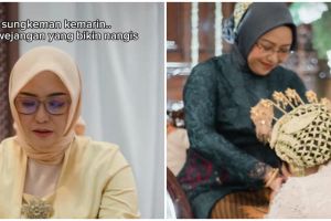 Wanita ini nangis panik waktu sungkeman ke ibu di pernikahan, alasannya bikin nyengir kuda