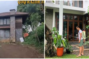 Punya bangunan mewah di tengah sawah kini tinggal di rumah nuansa kayu, intip 11 potret hunian Anjasma