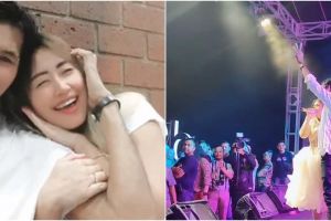 11 Momen bucin Arya Khan pamer dampingi Pinkan Mambo saat manggung, panggilan sayangnya bikin salfok