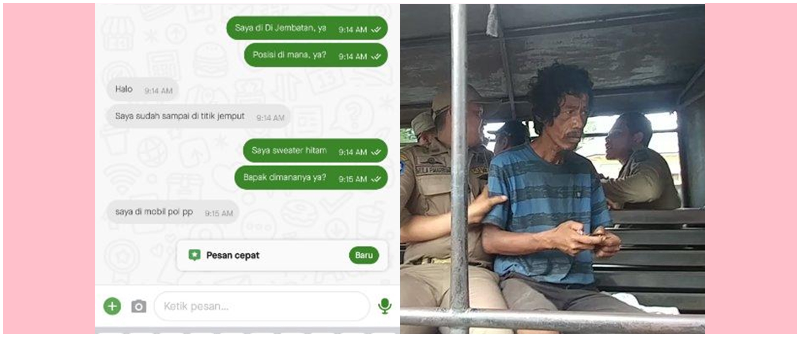 13 Chat lucu driver ojek online saat jemput penumpang ini endingnya bikin bertanya-tanya