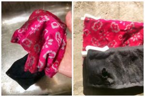 Tanpa detergen dan air panas, ini cara cuci kain lap yang bau apek dan berminyak pakai 2 bahan dapur