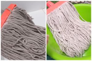 Cara mencuci kain pel dekil kusam jadi putih lagi tanpa direndam semalaman, cukup tambah 3 bahan dapur