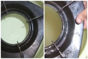 Tanpa direndam air panas atau diberi cuka, ini trik bersihkan kerak di tungku kompor pakai 1 bahan