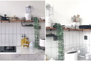 Tak pakai kitchen set tetap estetik, 9 potret dapur tanpa tirai kolong visualnya rapi & enak dipandang