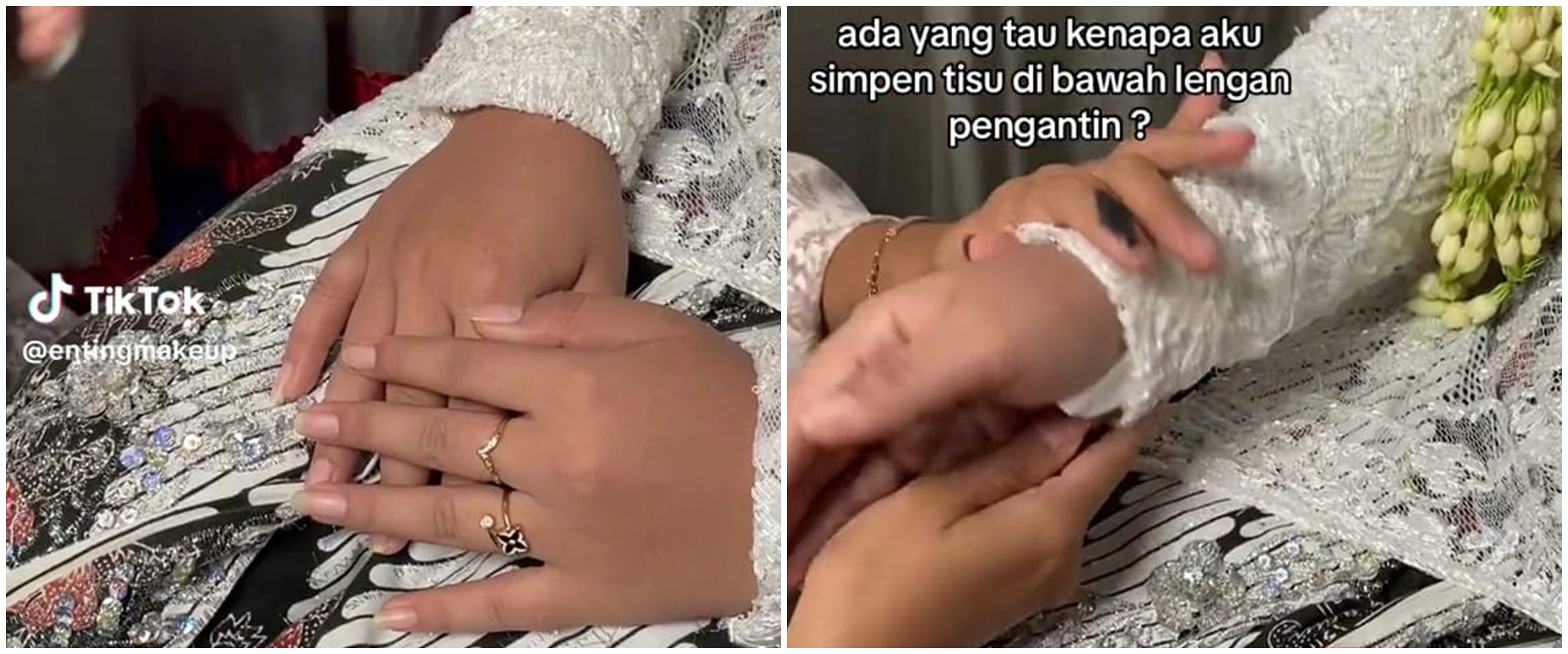 Sepele tapi membantu, cara MUA cegah riasan pengantin rusak ini servisnya detail banget