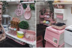 Tiap sudutnya estetik, 11 potret dapur tanpa kitchen set ini penataannya rapi tak pakai tirai kolong