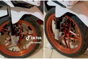 Tabah dan sayang beda tipis, cowok rela motornya dicoret sama pacarnya ini bikin nggak habis pikir