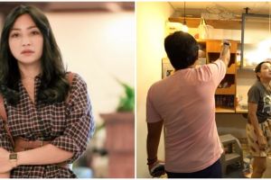 Dapur rumahnya penuh perkakas masak tanpa kitchen set, intip 11 penampakan rumah Hesti Purwadinata