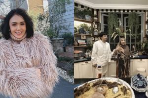 Nuansanya adem serasa masak di taman, begini 9 potret dapur di rumah mewah Yuni Shara bergaya klasik