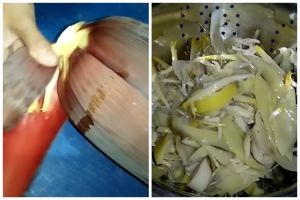Tanpa diberi garam, ini trik simpel merebus jantung pisang agar warnanya tak menghitam