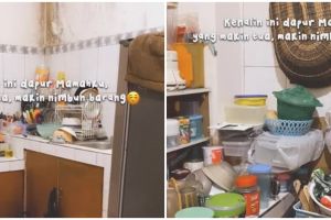 Makeover dapur jadul ibu hobi nimbun barang, 11 potret hasilnya sederhana tapi hangat dan bikin haru